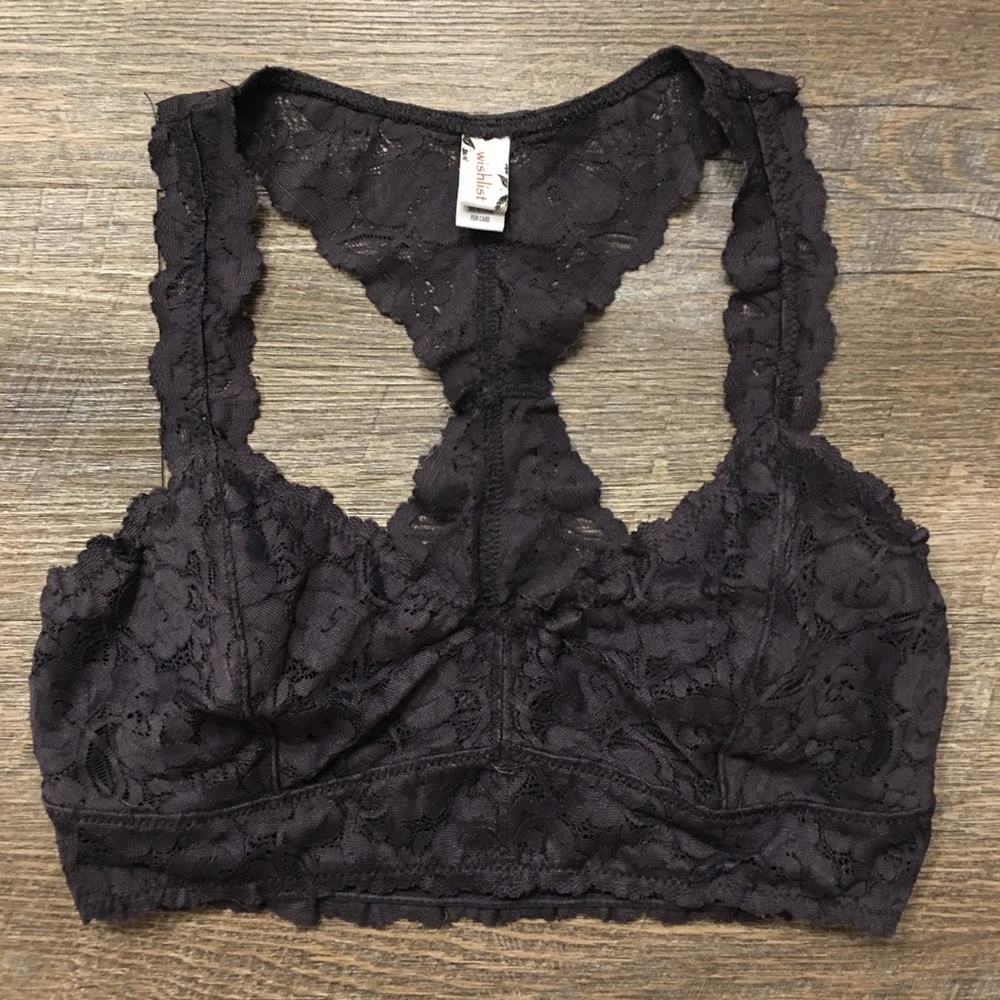 EUC Small Wishlist Bralette in Charcoal